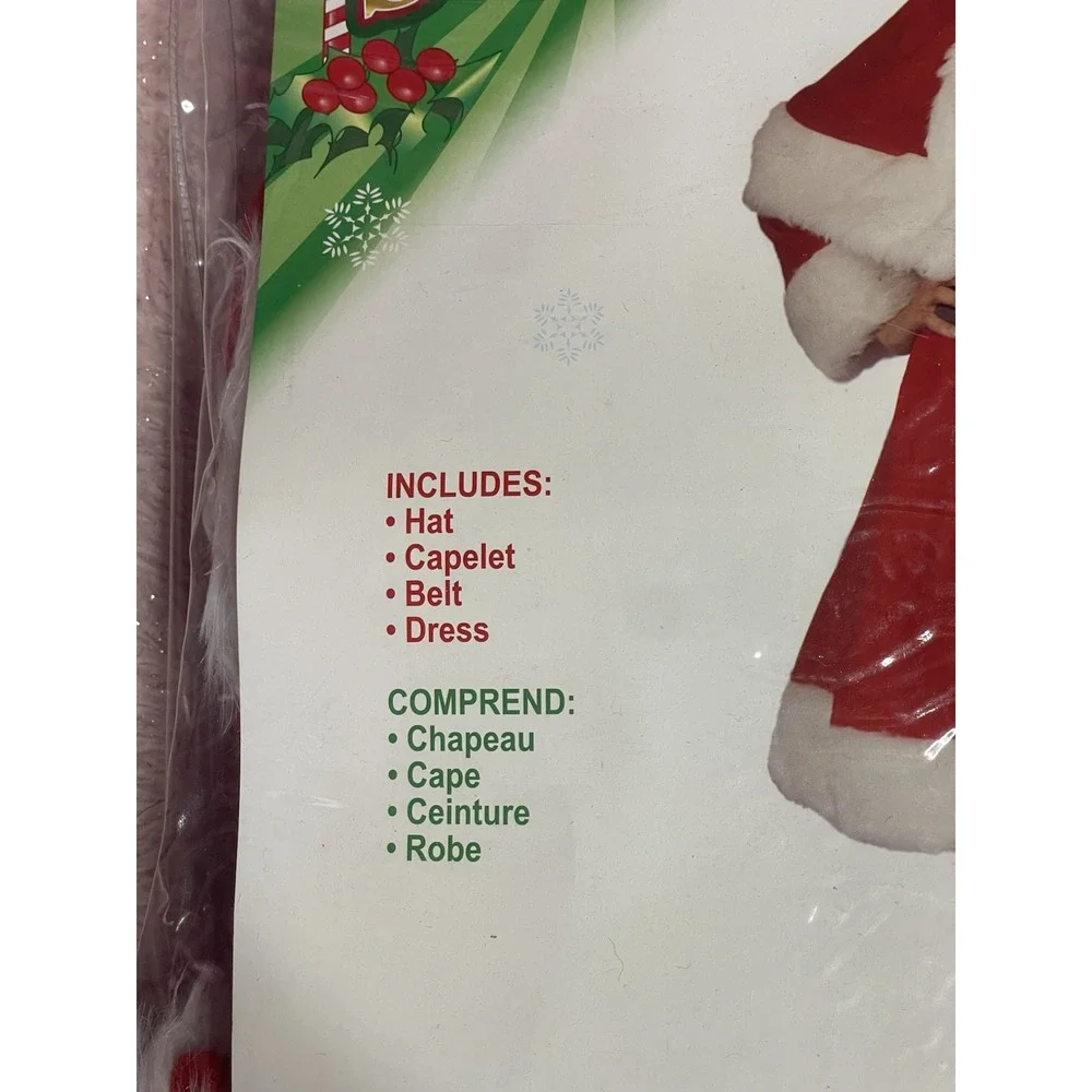 Miss Santa Costume/Outfit  For‎ Women Fits 14/16